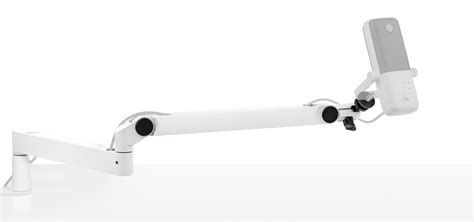 Elgato Wave Mic Arm Pro - Studio-grade boom arm; 780 mm Horizontal reach; 750 mm vertical reach; 150 mm Riser extension - White
